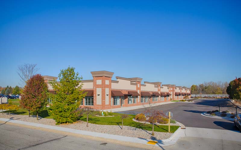 Commercial Post Frame Strip Mall Valparaiso, IN FBi Buildings